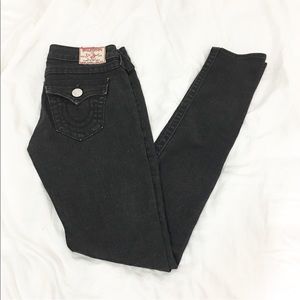 True religion low rise skinny jeans